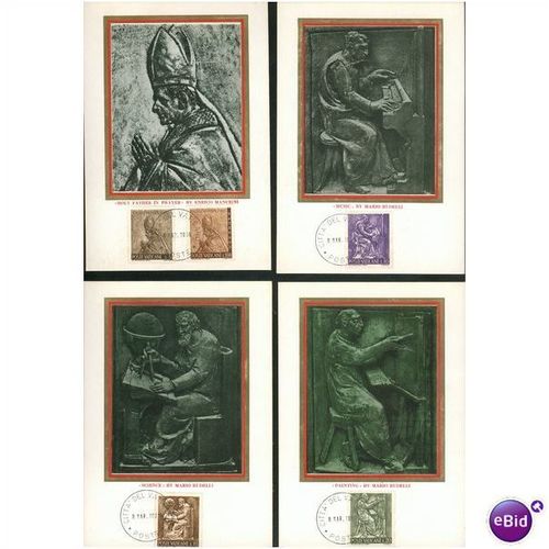 Vatican City FDI Postcard 1966 - Arts & Crafts set