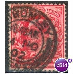 GB stamps 1902-10 KEV11 - 1d SG219 Bromley 1