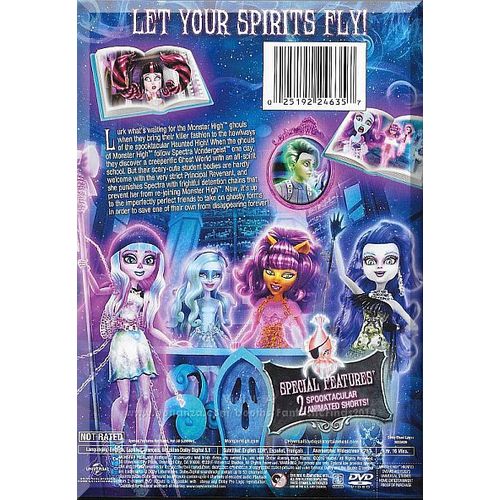 DVD - Monster High: Haunted (2015) *Spectra Vondergeist / Draculaura*