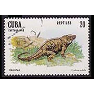 Cuba 1982 Reptiles 20c Used Stamp