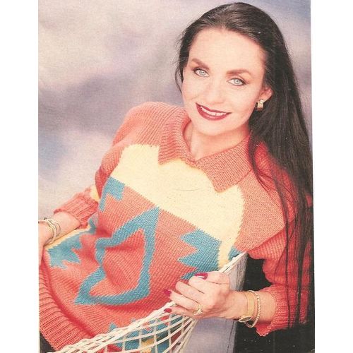 Knit Sweater Pattern Southwest Sunrise Pullover