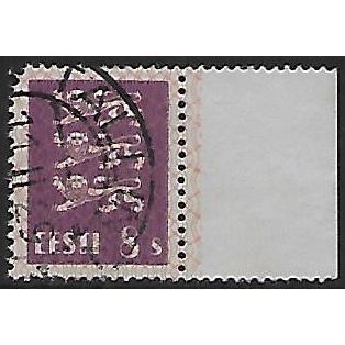 Mi 78: 8 s. violet Definitive Stamp: National Arms.