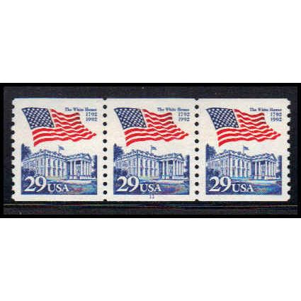 2609 29c U.S. Flag Over White House Very Fine MNH PNC 11/3 PA3239