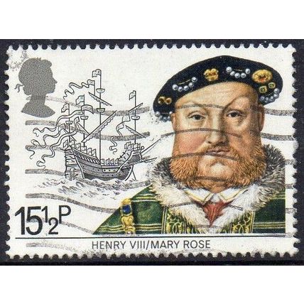 GB 1982 Maritime Heritage - Henry VIII & Mary Rose 15½p Used