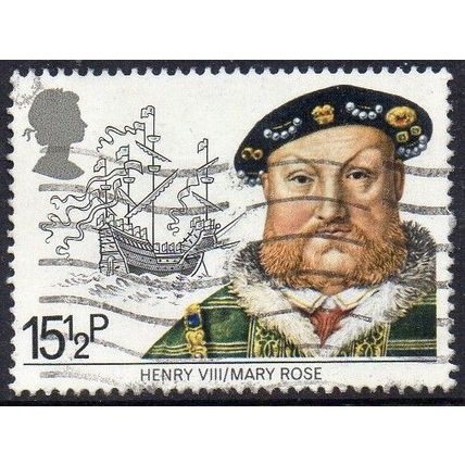 GB 1982 Maritime Heritage - Henry VIII & Mary Rose 15½p Used