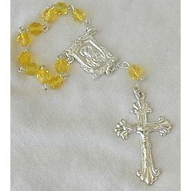 Mini yellow Rosary A