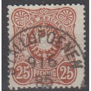 Mi 43a used 1880 Cat € 100.00