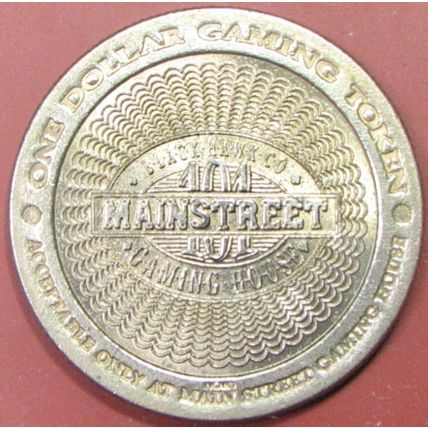 Main Street 101. $1 Casino Token. Black Hawk, CO. 01A.