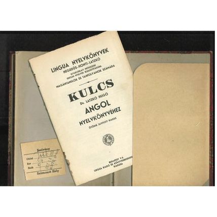 ANGOL NYELVKONYV 1939 Hungarian HB FREE Shipping