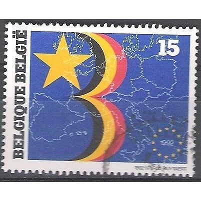 Belgique 1992 Michel 2537 O Cote (2008) 0.30 € Ouverture du Marché Européen