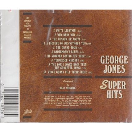 GEORGE JONES - SUPER HITS - NEW SEALED