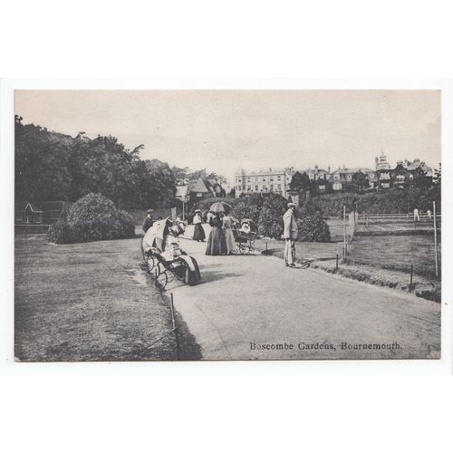 Boscombe Gardens Bournemouth Sydenham & Co Postcard
