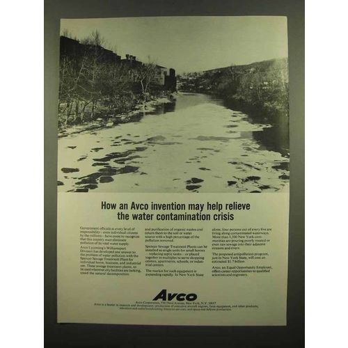 1965 Avco Lycoming Williamsport Division Ad - Water