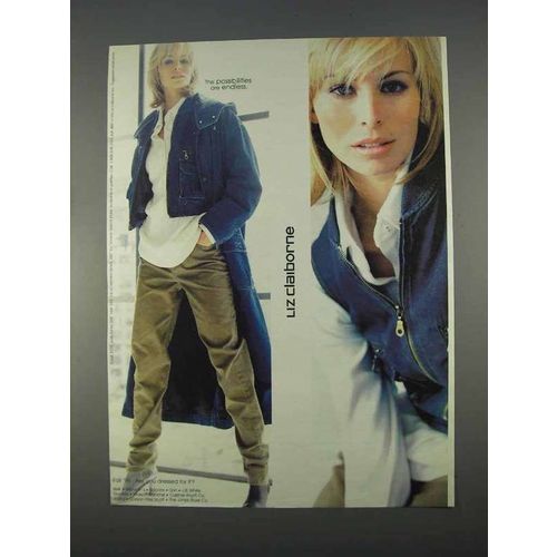 1996 Liz Claiborne Fashion Ad - The Possibilities