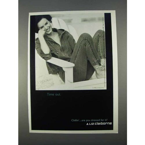 1996 Liz Claiborne Fashion Ad - Time Out