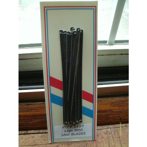 12 Pieces Sealed Pack of Coping Saw Blades 6 inches Long Fine Cut Wood Plastic