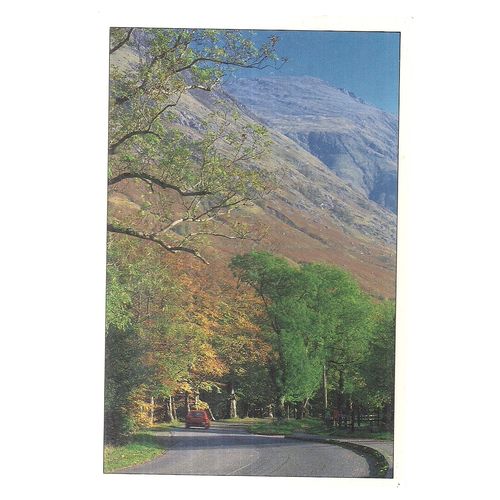 INDIAN SUMMER, GLEN NEVIS,, SCOTLAND unused vintage postcard =