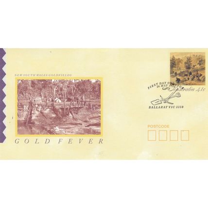 Australia 1990 Goldfever New South Wales FDC Ballarat cancel Unaddressed VGC