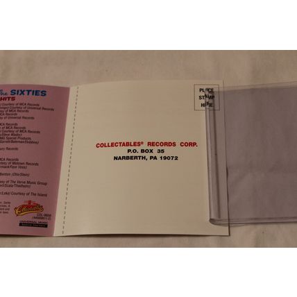 TOP HITS OF THE SIXITES AMAZING HITS- 5" CD Album with Various Artists