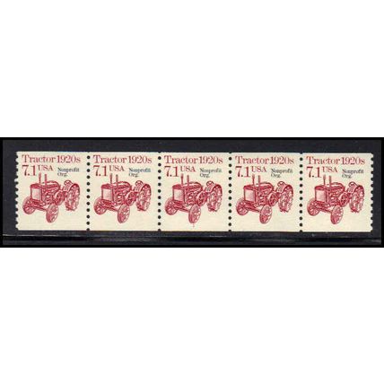2127a 7.1c Tractor Very Fine MNH Dry Gum PNC 1/5 X0768