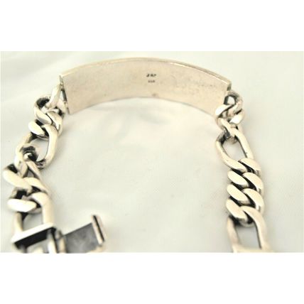 USMC MARINES MARINE CORPS LOGO SOLID STERLING SILVER .925 LINK BRACELET