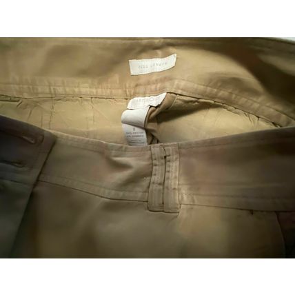 Charter Club Women Khakis Casual Pants Size 8 Full Length Flat Front