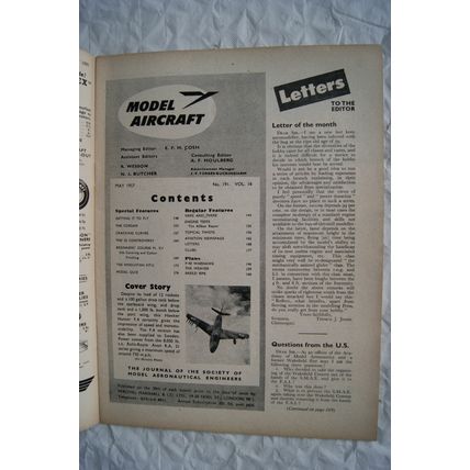 1957 Model Aircraft Magazine - May