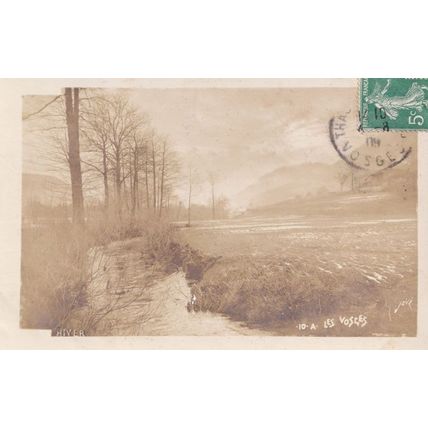 Vosges At Winter French Old Postcard