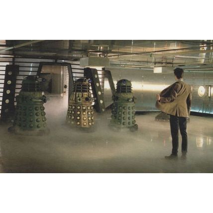 Doctor Who & The Daleks Exterminate Me Please TV Show Postcard
