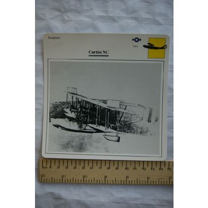 Curtiss NC Torpedoplane - USA - Seaplane - Collectors Club Card
