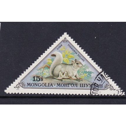 MONGOLIA 1973 SMALL FUR ANIMALS 15m SQUIRELL USED / CTO SG774