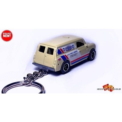 HTF KEYCHAIN AUSTIN/MORRIS MINI COOPER AUTOPARTS UK/GB VAN CUSTOM GREAT GIFT