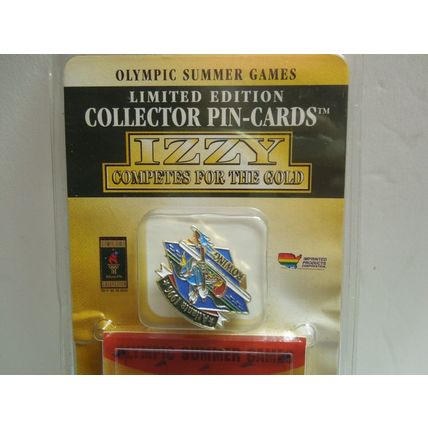Olympic Summer Games 1996 Limited edition collectors Pin-Cards Izzy ROWING