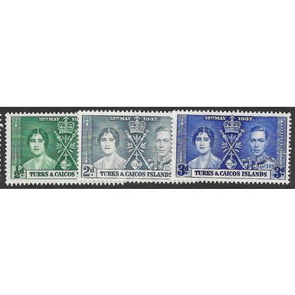 1937 SG 191/193 - MNH (**)