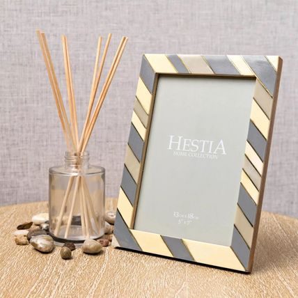 Marbelled Pattern Photo Frame Resin 20.5 Gift Home Decor Picture Display