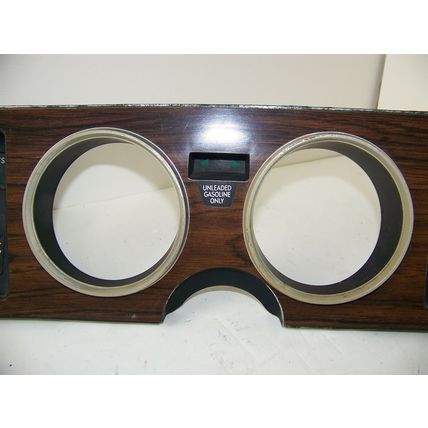 1976 CHRYSLER CORDOBA A/C INSTRUMENT CLUSTER SURROUND & LOWER DASH PLASTIC OEM