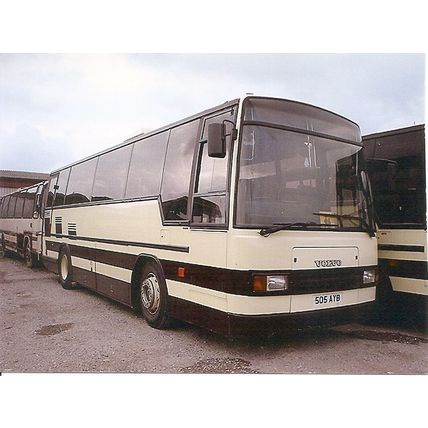 Colour Photo of Smith's Coaches Ltd. of Pylle - 505 AYB ex. Capital Coaches