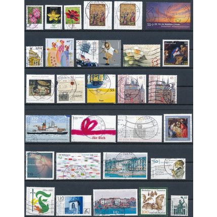 178x Stamp Mix - West Germany & Federal Republic - Used Hinged