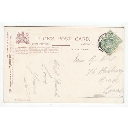 Haymaking near Marlow Rural Workers 1906 Tucks Oilette Art Postcard 7020