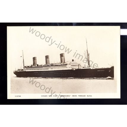 LS2601 - Cunard Liner - Berengaria - postcard