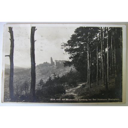 1931 postcard Blick nach der Klosterruine