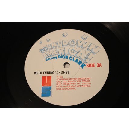 COUNTDOWN AMERICA STARRING DICK CLARK-4LP RADIO SHOW 11-1-88 WITH CUES-VARIOUS