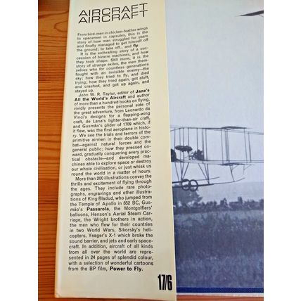 Aircraft Aircraft John W.R. Taylor First Edition 3rd Rev Hamlyn Publishing 1969