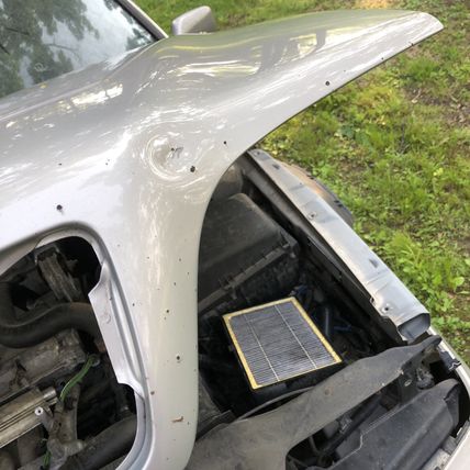 Volvo C70 S70 V70 419 Silver Hood OEM 98 99 2000 01 02 03 04