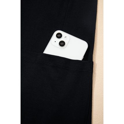 Black Drawstring Wide Leg Cargo Pockets Sleeveless Jumpsuit