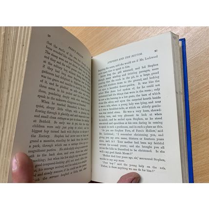1900 "FERN'S HOLLOW" HESBA STRETTON FICTION ANTIQUE HARDBACK BOOK (P3)
