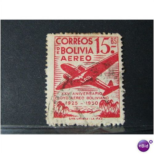 BOLIVIA SG 0504 USED