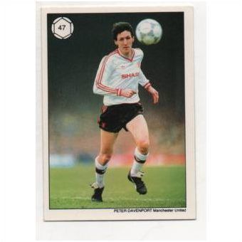Topps 1988 Saint n Greavsie All Star Football sticker card No.47 Peter Davenport