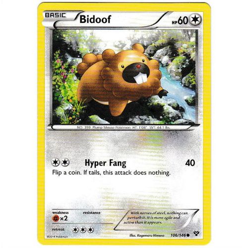 Pokemon XY - #106/146 - Bidoof