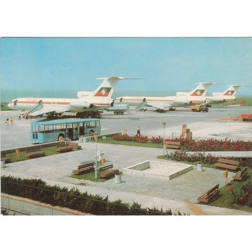Balkan Bulgarian Airlines Aircraft Postcard (A15849)